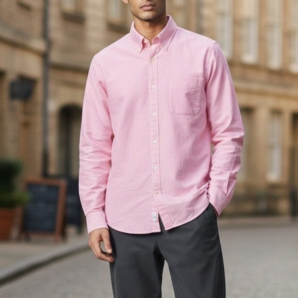 Brooks Brothers 100% Irish Linen Shirt Mens S Pink Button Down NWT Quiet Luxury